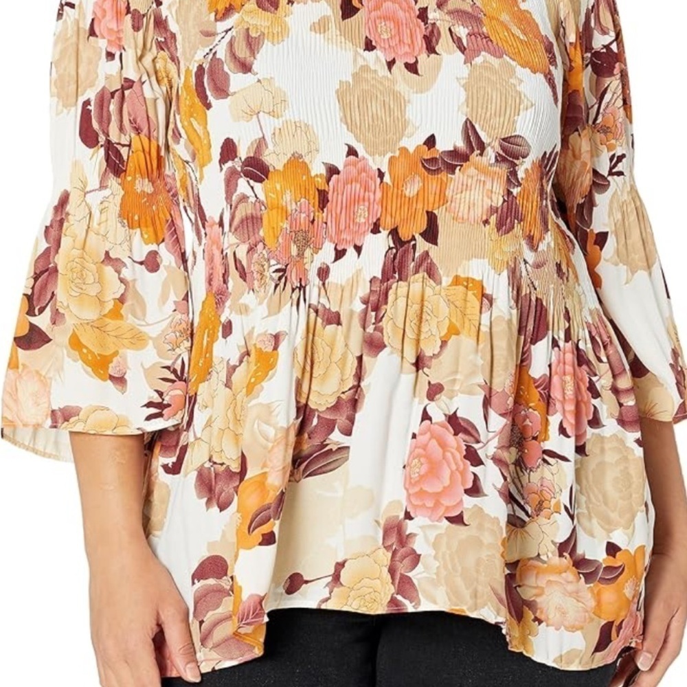 Avenue NWT 22/24 Catalina Floral Shirt